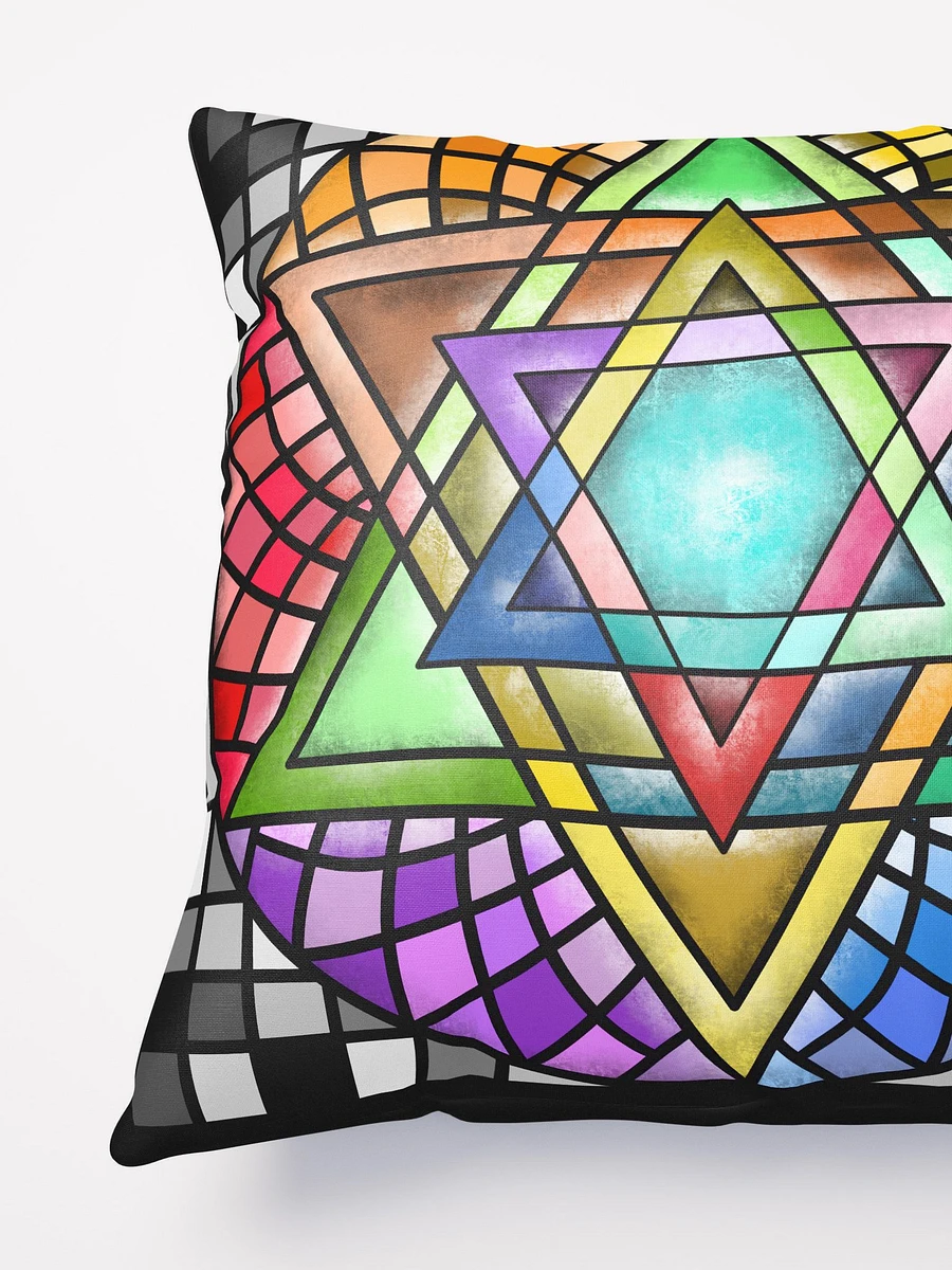 Star of David Stained Glass Pillow product image (7)