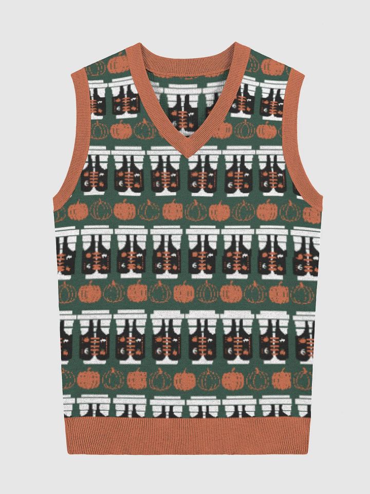 Pumpkin Spice Pattern Vest product image (1)
