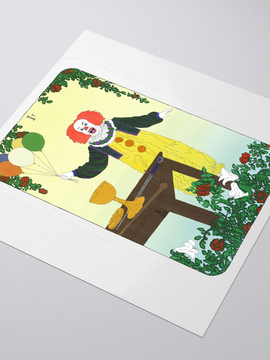 Original Pennywise Magician Tarot Card Sticker product image (3)