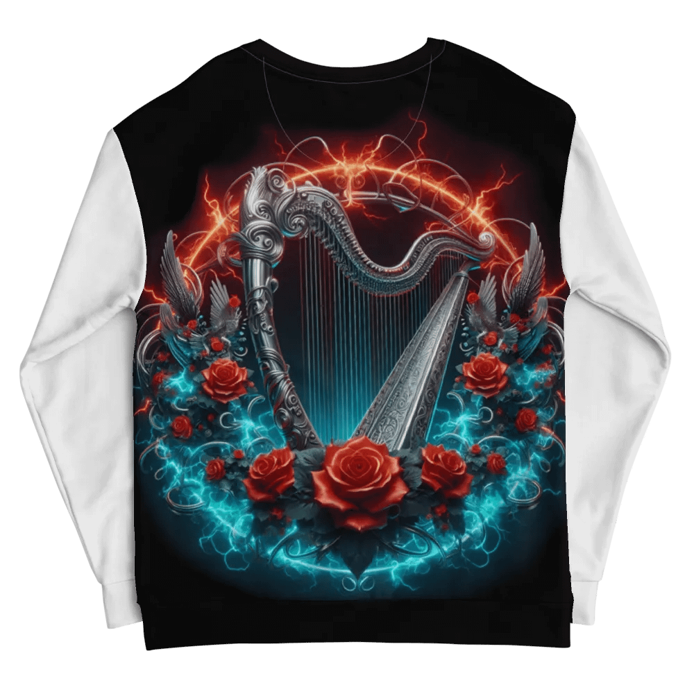 Electric Rose Fantasy Silver Harp - Unisex Sweatshirt #17 product image (10)