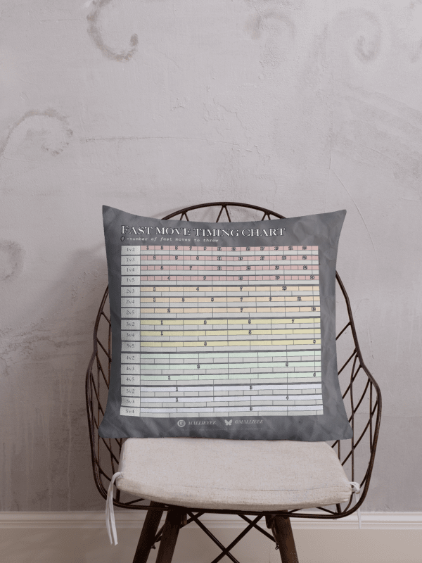 TIMING CHART PILLOW product image (1)