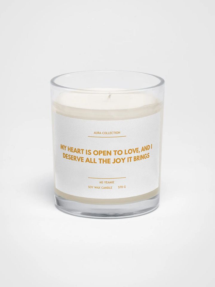 AURA COLLECTION Soy Wax Candle: Open Your Heart product image (1)