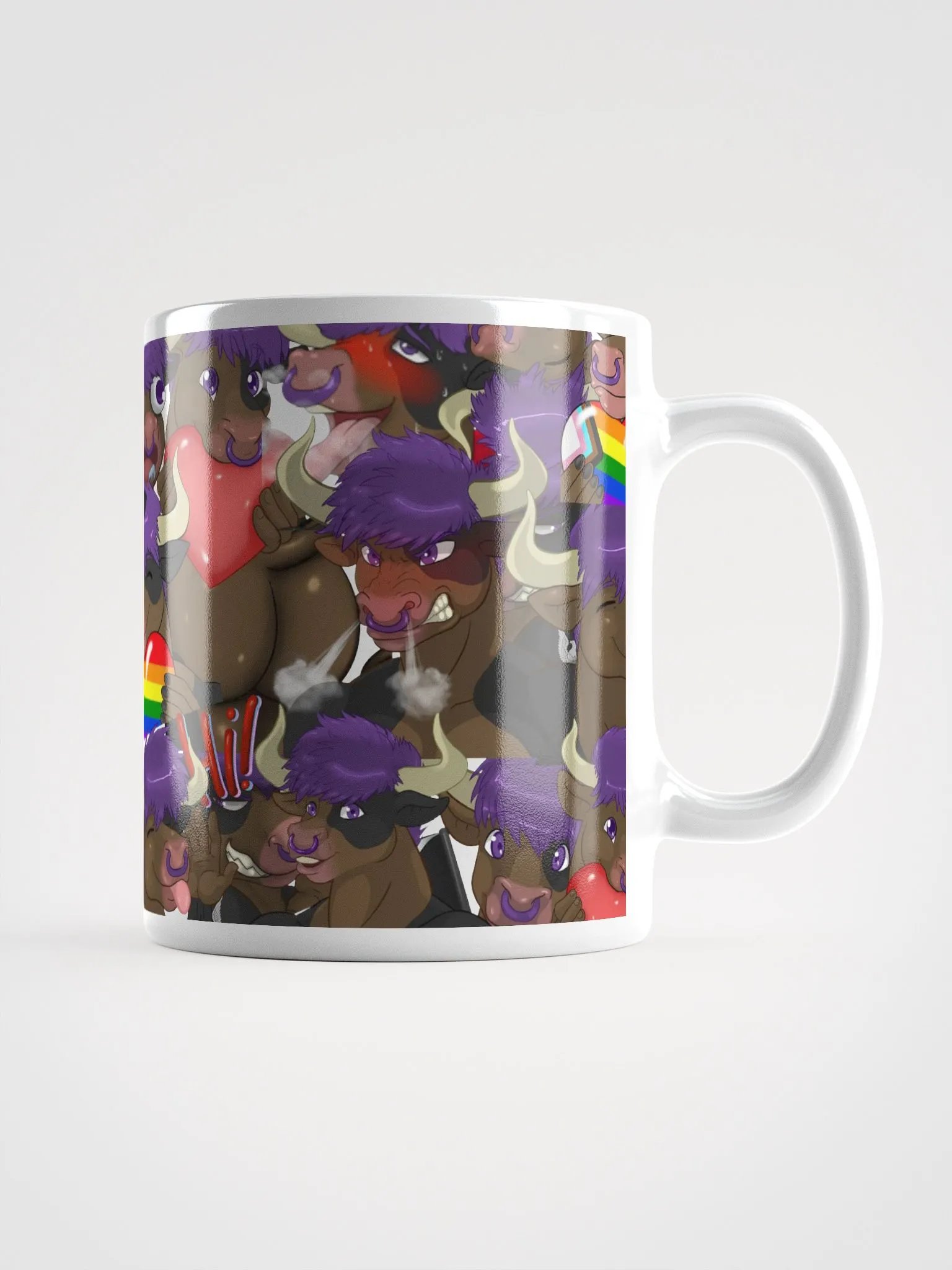 Yuuma Emote Collage Coffee Mug product image (1)