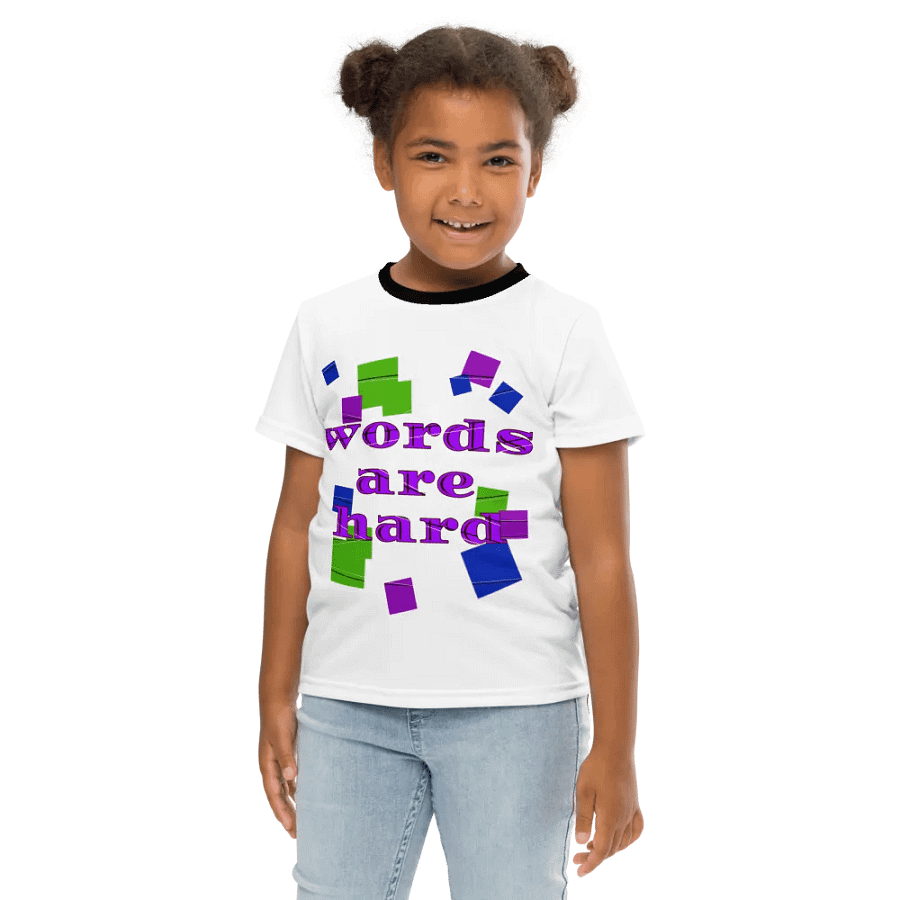 Words are hard Kids T-Shirt product image (5)