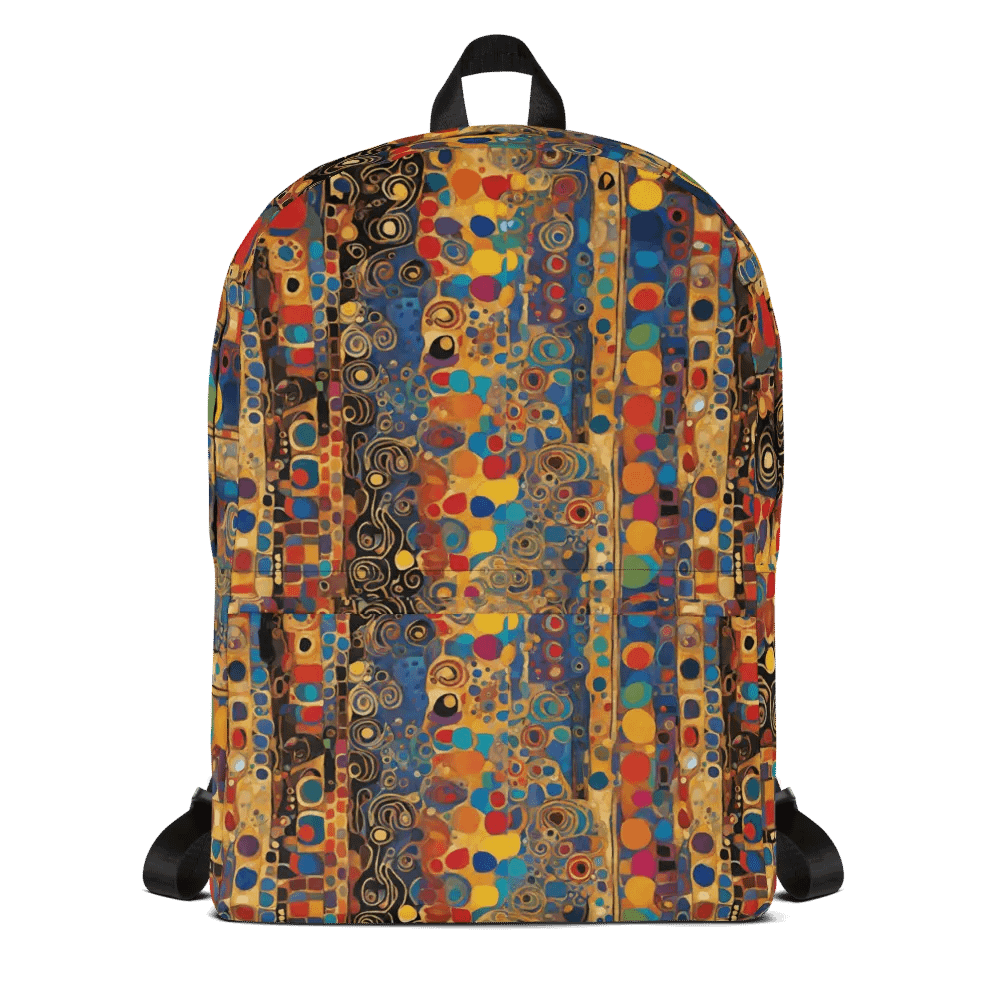 Symmetric Fusion All-Over Print Backpack for art students and arty friends product image (1)