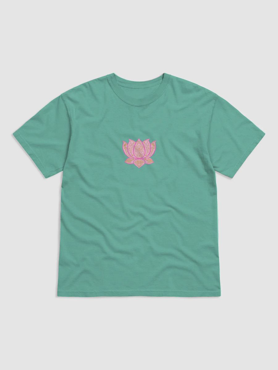 Lotus Bloom Gold-Printed T-Shirt product image (1)