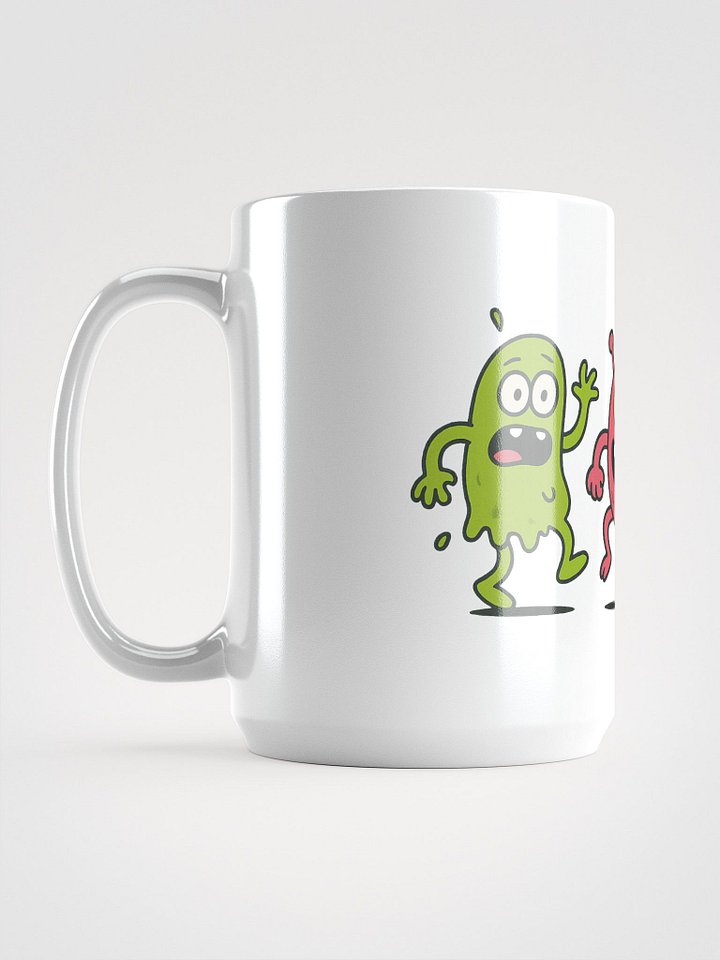 Mostro Bros – Italian Brainrot Monster Trio | Cute Chaotic Cartoon Mug Design product image (1)