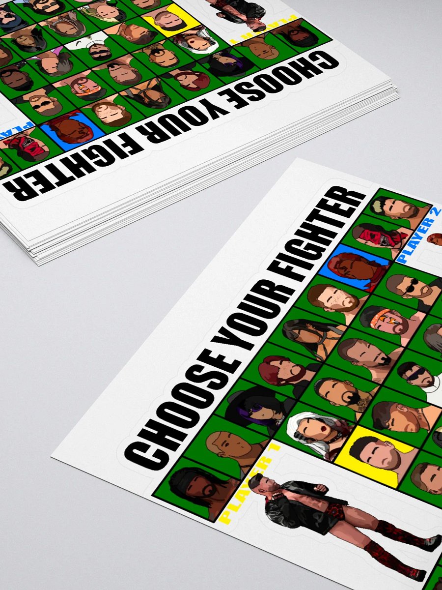 PEPW Choose Your Fighter MVH vs Skaar Sticker product image (4)