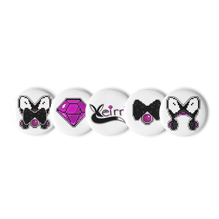 Xeirri Pride Collection: Denixen Button / Pin Set (Denixen Butterfly Asexual) product image (1)
