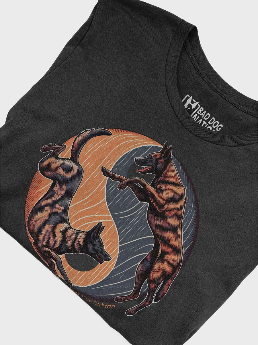 Dutch Shepherd Yin Yang - Premium Adult Unisex T-shirt product image (3)