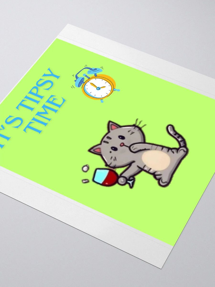 It's Tipsy Time Sticker product image (3)