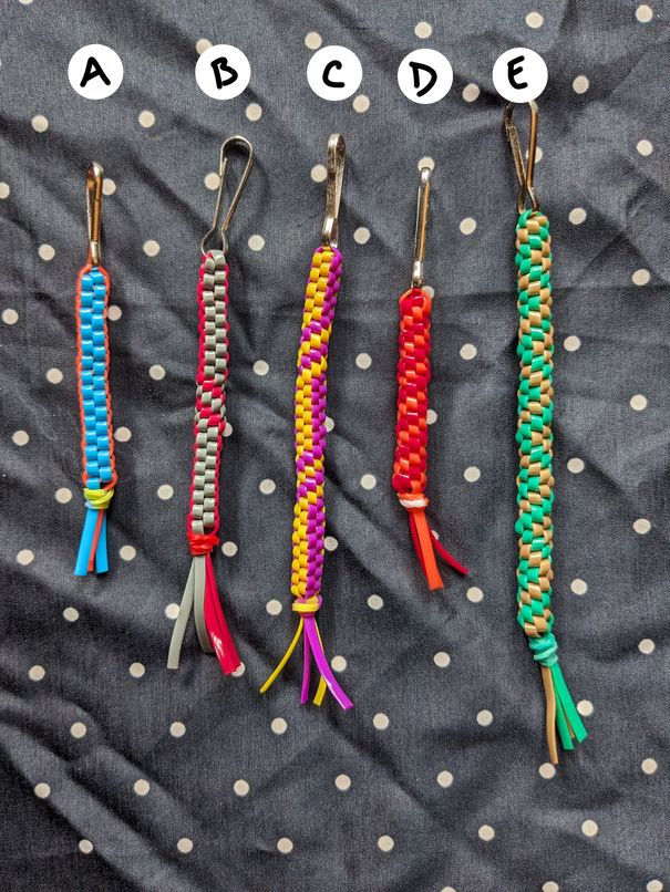 2-String Scoubidou Keychains product image (1)