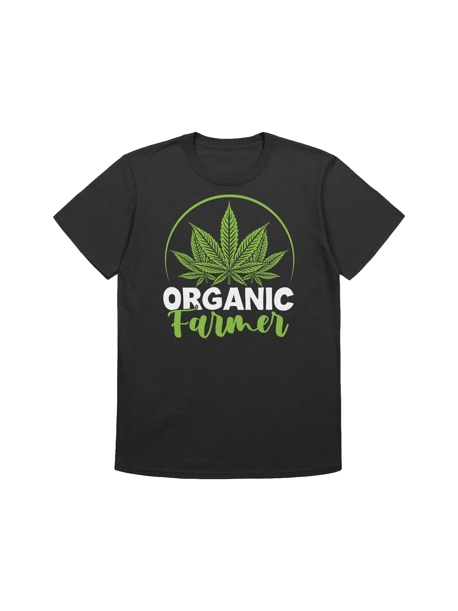 420 Weed - Organic Farmer Cannabis Leaf Graphic T-Shirt product image (1)