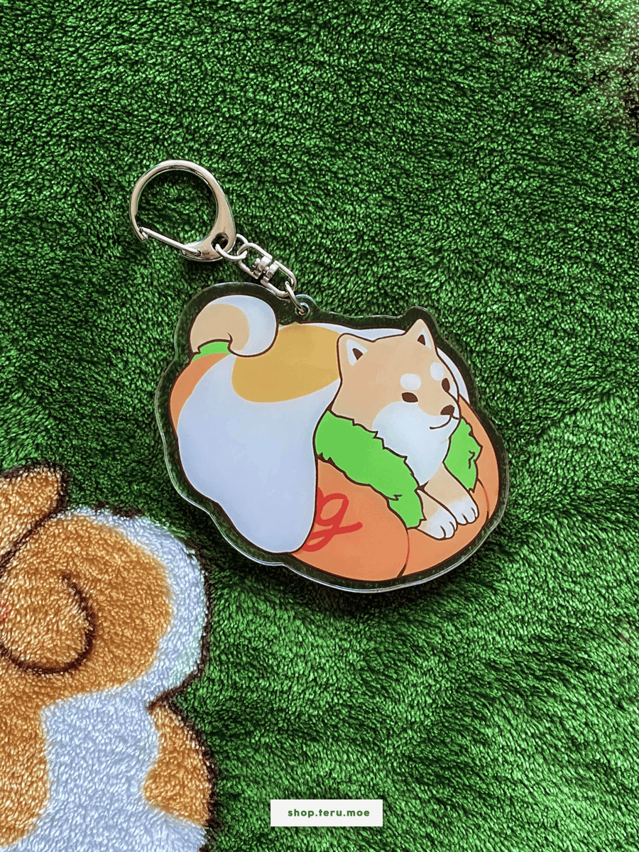 HOTDOG SHIBA Jumbo Keychain product image (1)