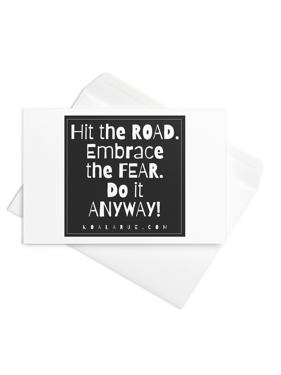 EMBRACE THE FEAR • GREETING CARD AND ENVELOPE product image (3)