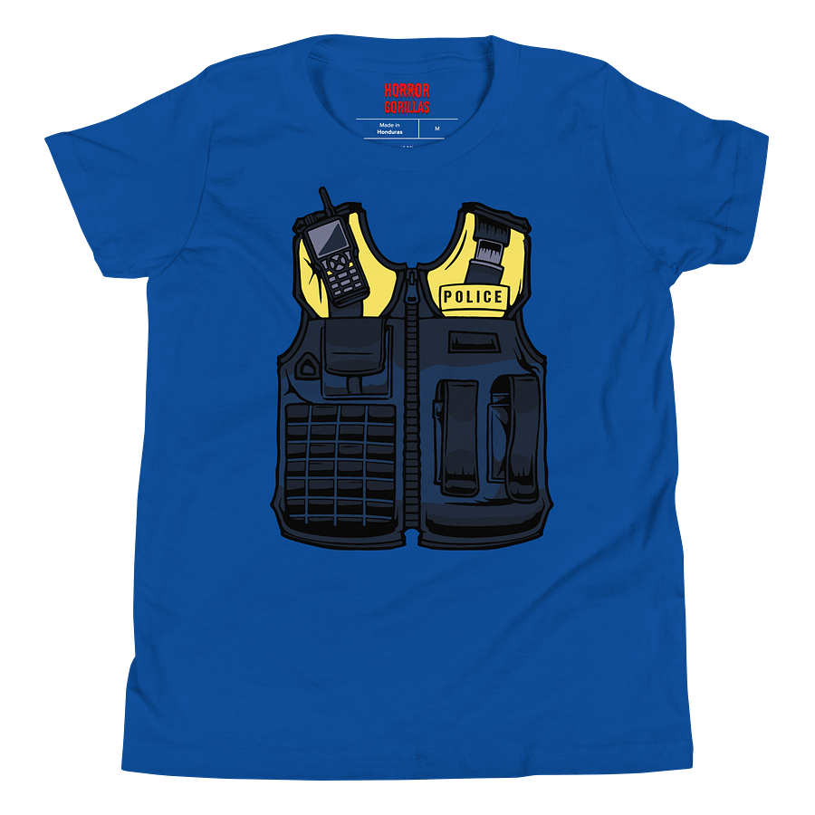 Police Officer Halloween Costume Funny T-Shirt For Kids product image (16)