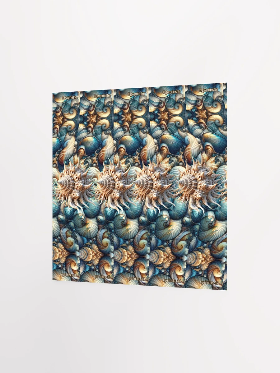 Magical Seashells - 3D Stereogram Poster product image (2)