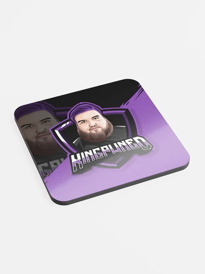 FaceLogo Glossy Cork Coaster product image (2)
