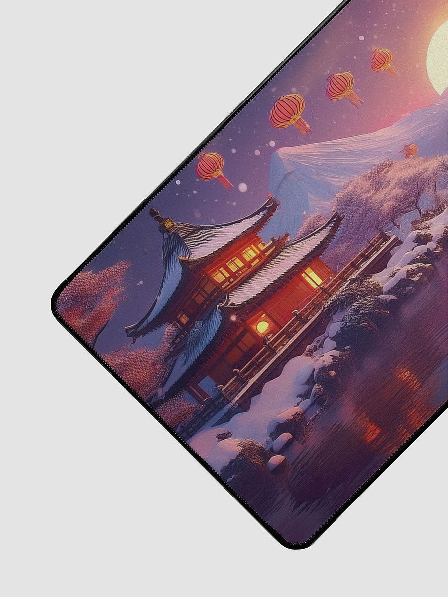 Winter Lanterns Large Desk Mat (15.5 x 31.5) product image (3)