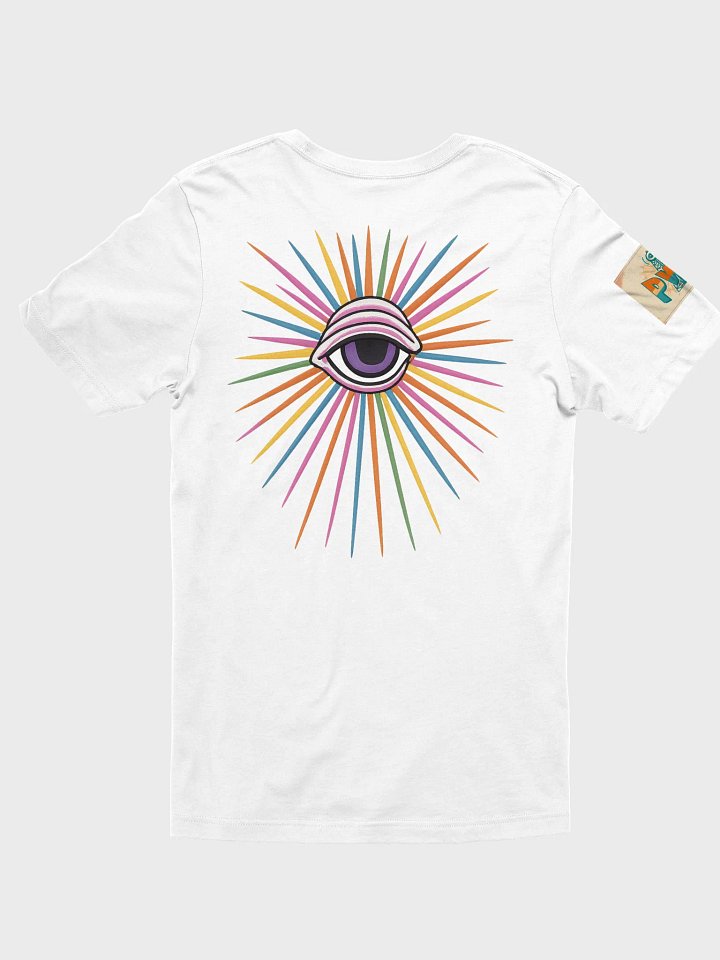 PWR Radiating Eye White T Shirt 5x product image (2)