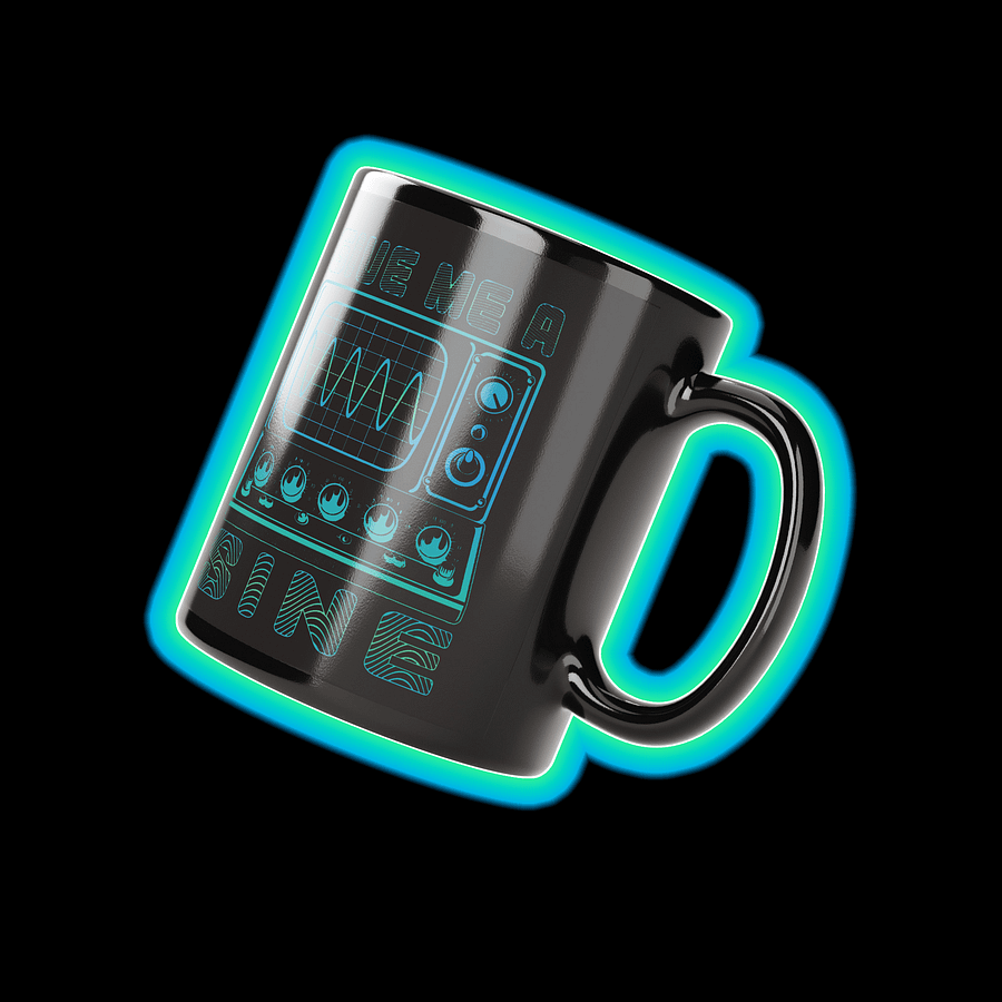 Give Me A Sine - Modular Synthesizer Waveform Mug product image (2)