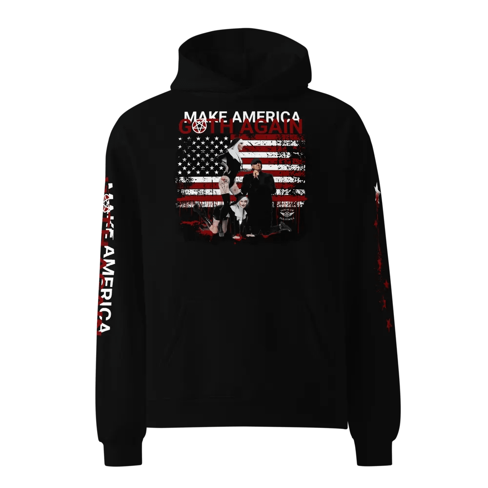 Make America Goth Again - Statement Hoodie - Sacrilegious Gothic Design for Rebels product image (1)