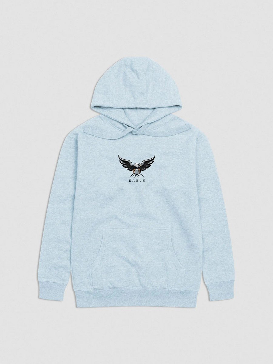 Eagle Vision Unisex Premium Hoodie - Stylized Eagle & Mountain Design product image (1)