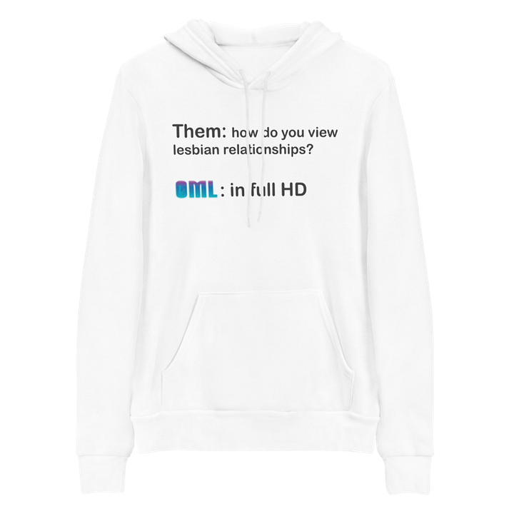 In Full HD Hoodie - White product image (1)