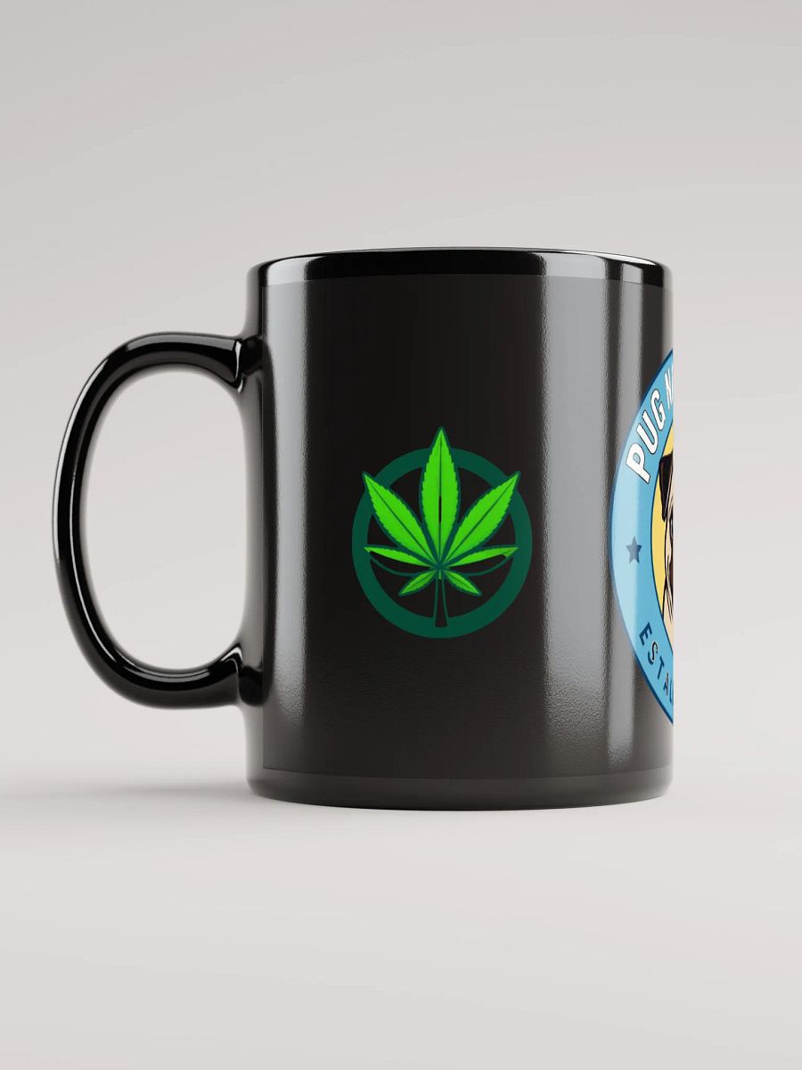 Pug Nation of DC Black Glossy Mug product image (11)