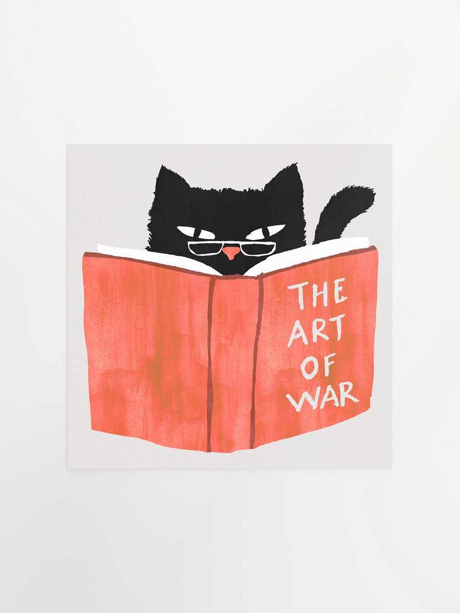 Diabolic cat art print product image (3)