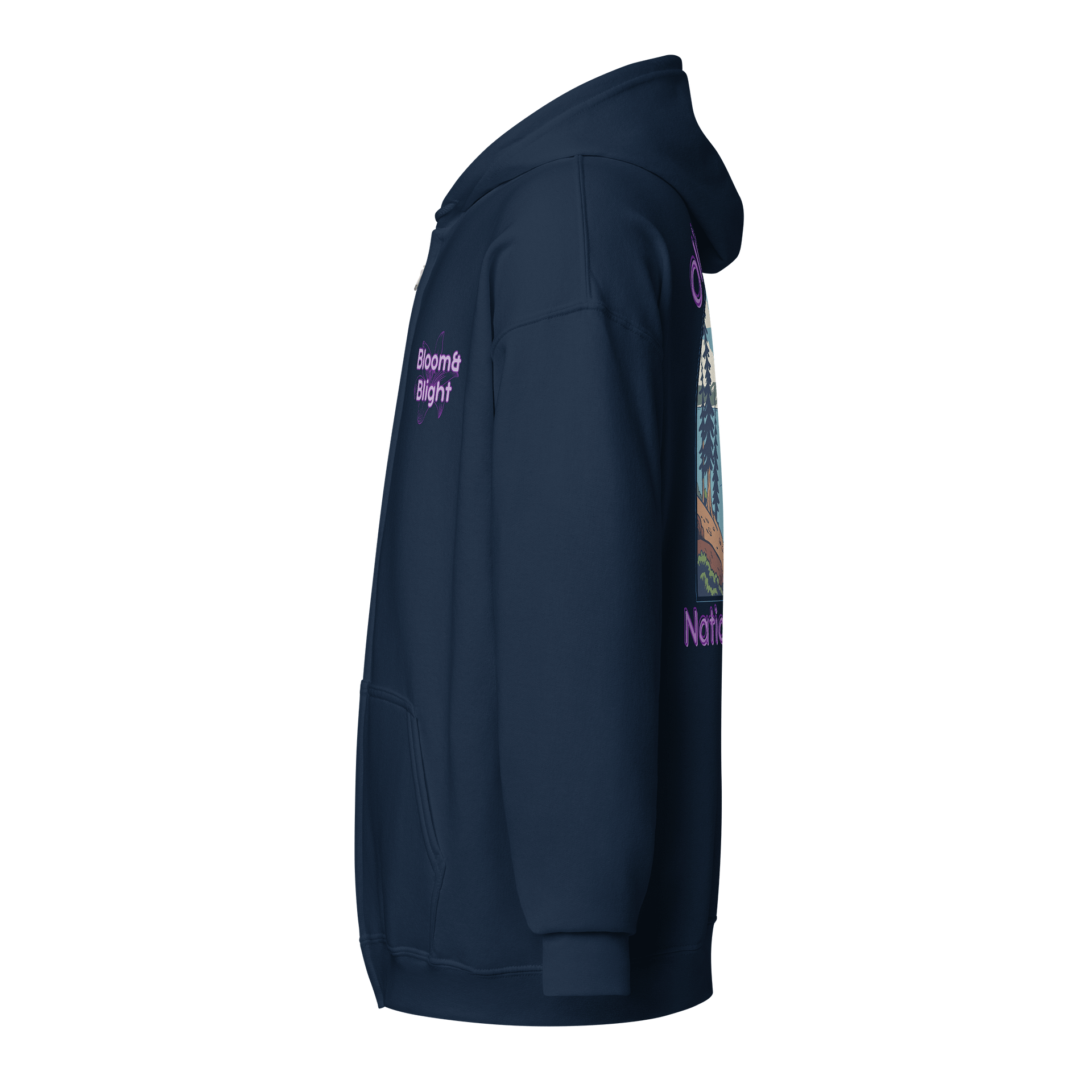 Oliva Bay National Park Zip-up Hoodie product image (3)