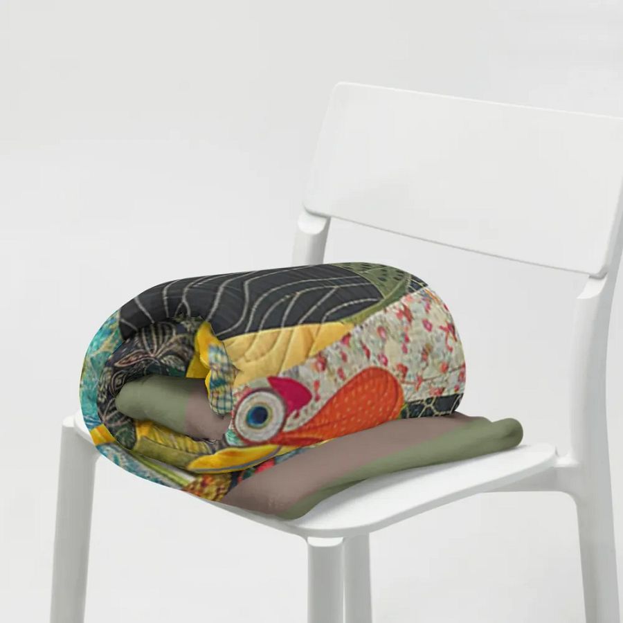 Country Chicken Plush Throw Blanket product image (11)