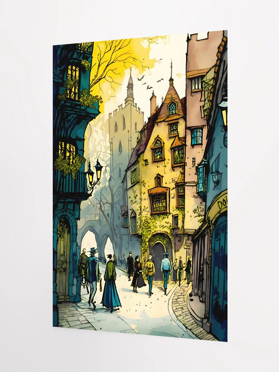 Medieval London Street Scene Poster product image (5)