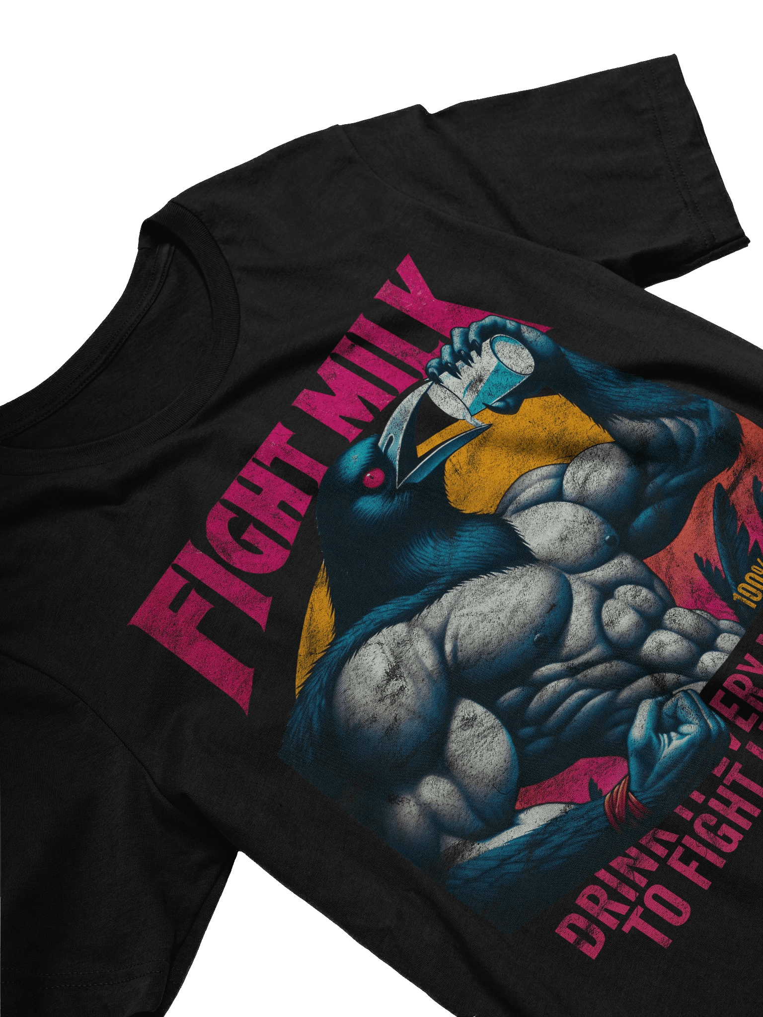 Fight Milk T-Shirt – Always Sunny Parody Gym Meme Tee product image (3)