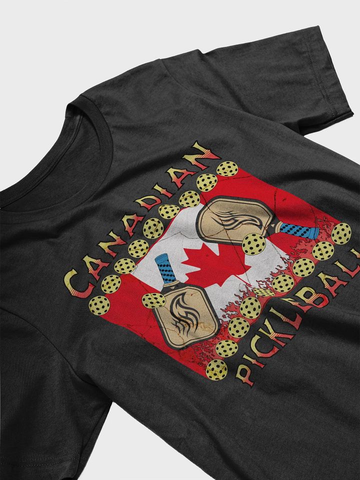 Canadian Flag Pickleball Vintage Tee product image (8)