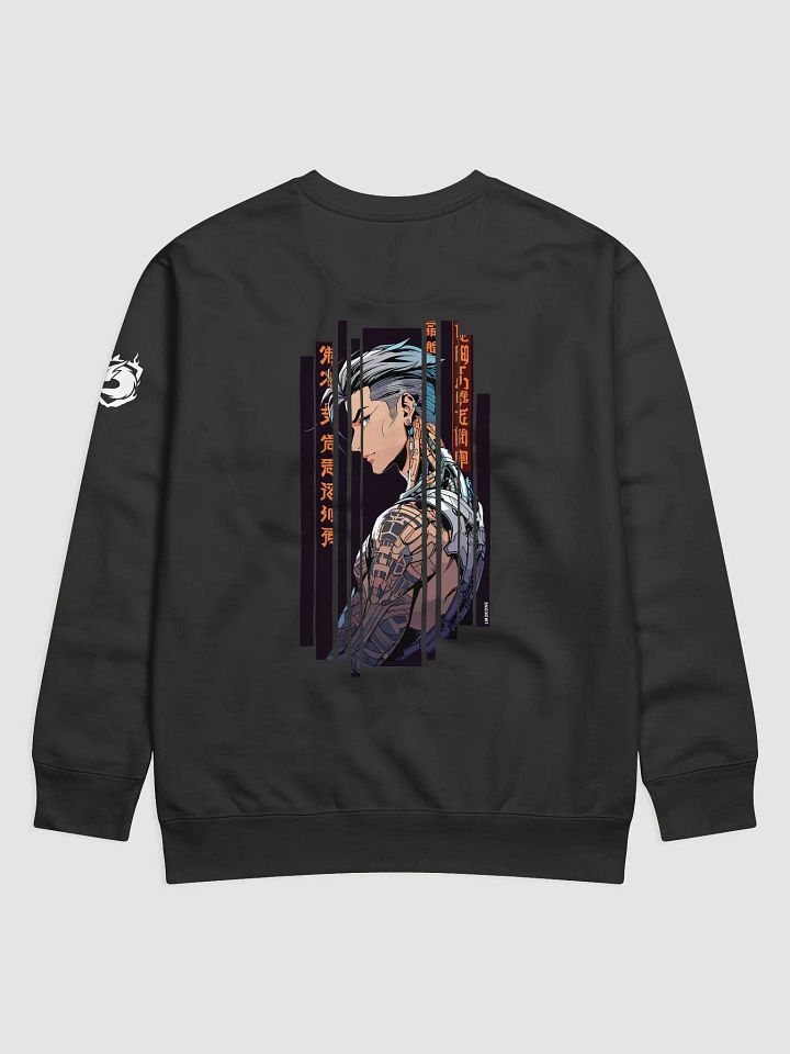 Cyber ​​orange tattooed man Sweatshirt product image (2)