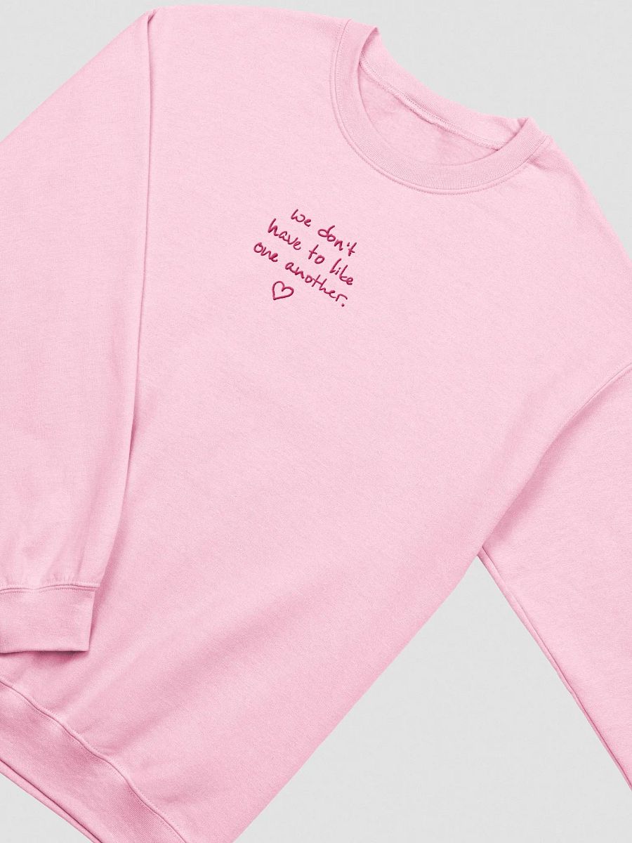 ONE ANOTHER (pink) embroidered crewneck product image (1)