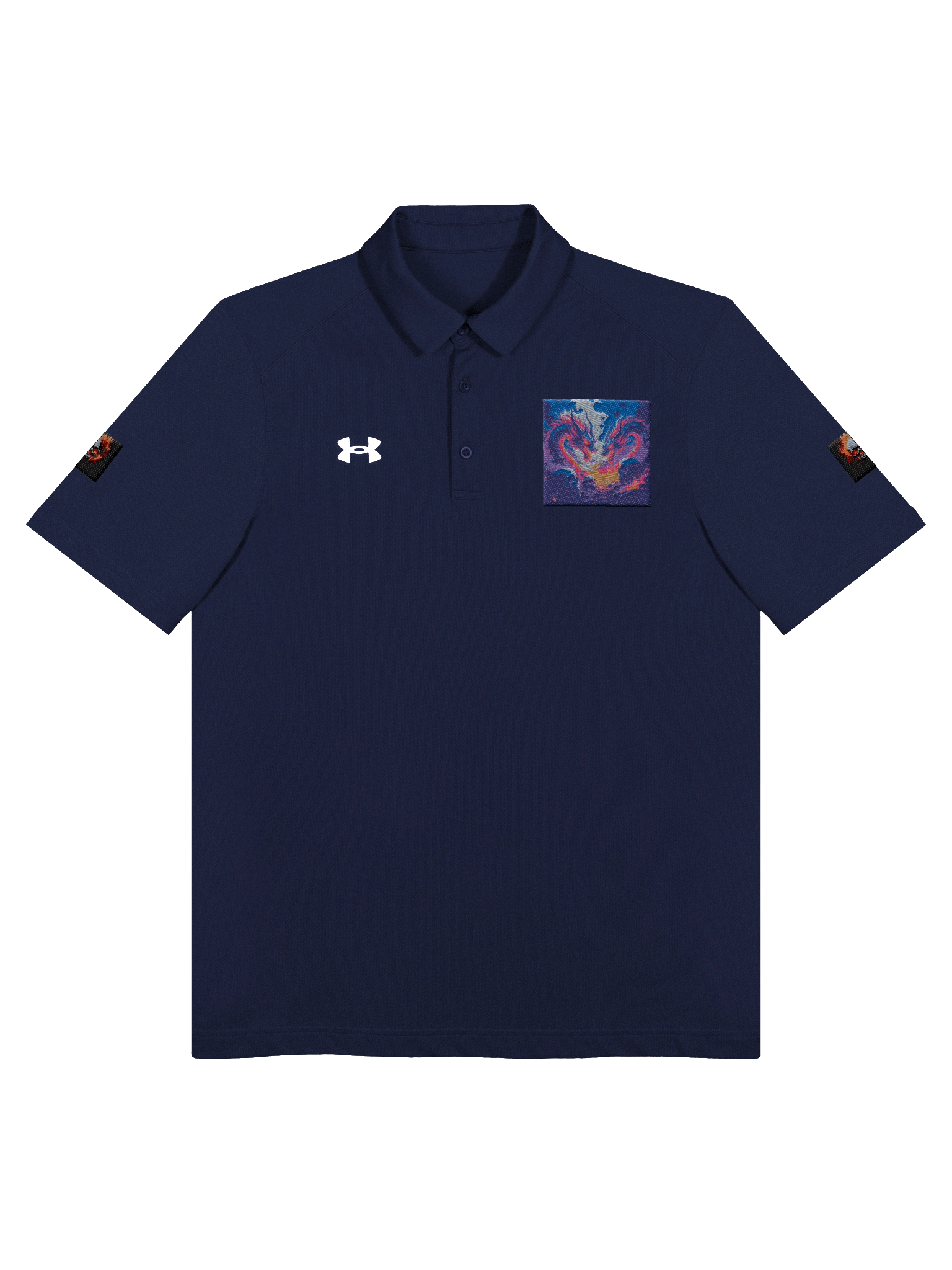 Dragon Duel Men's Polo Shirt product image (3)