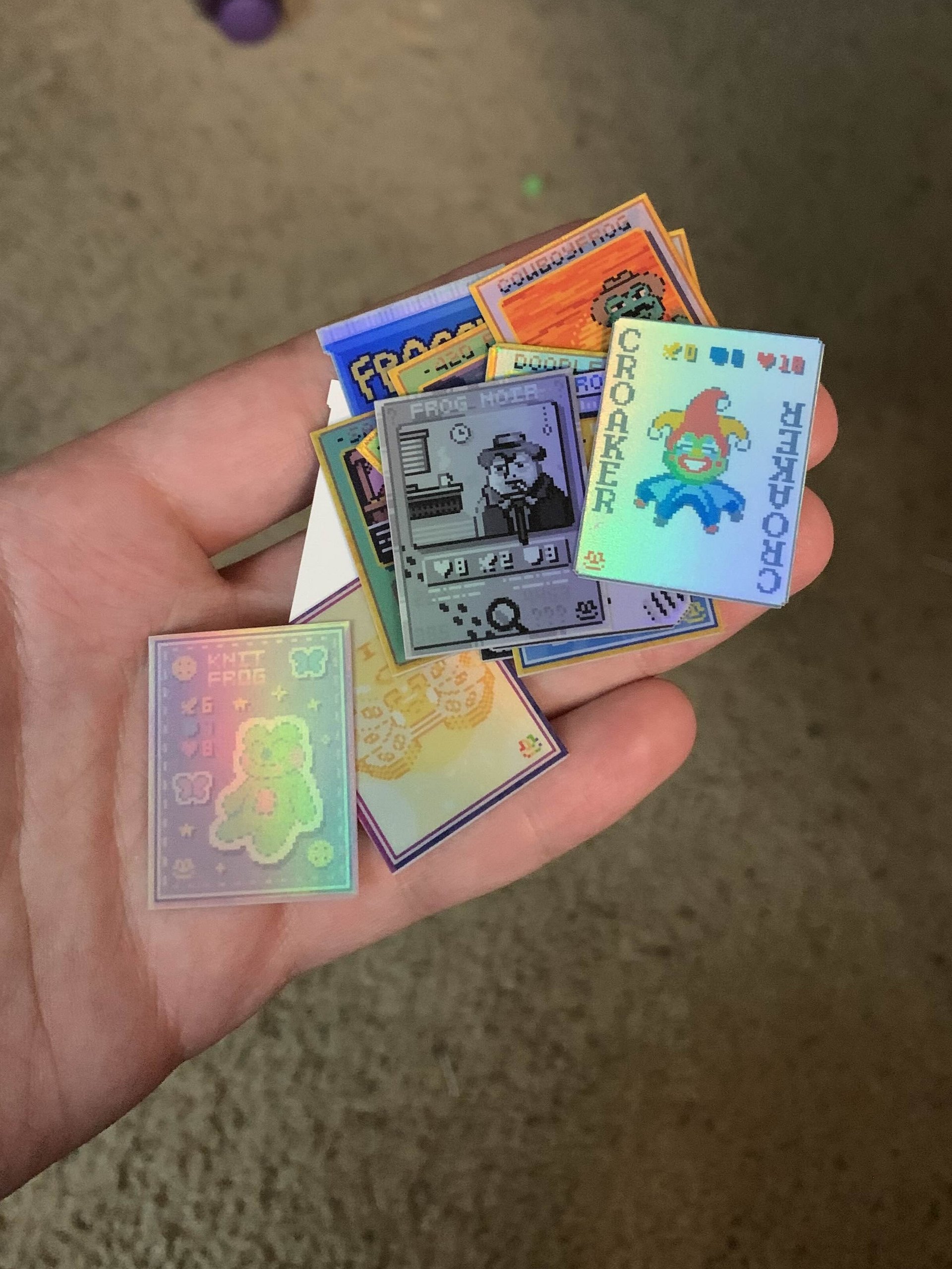 Mini Trading Card Stickers Pack (s1) product image (4)