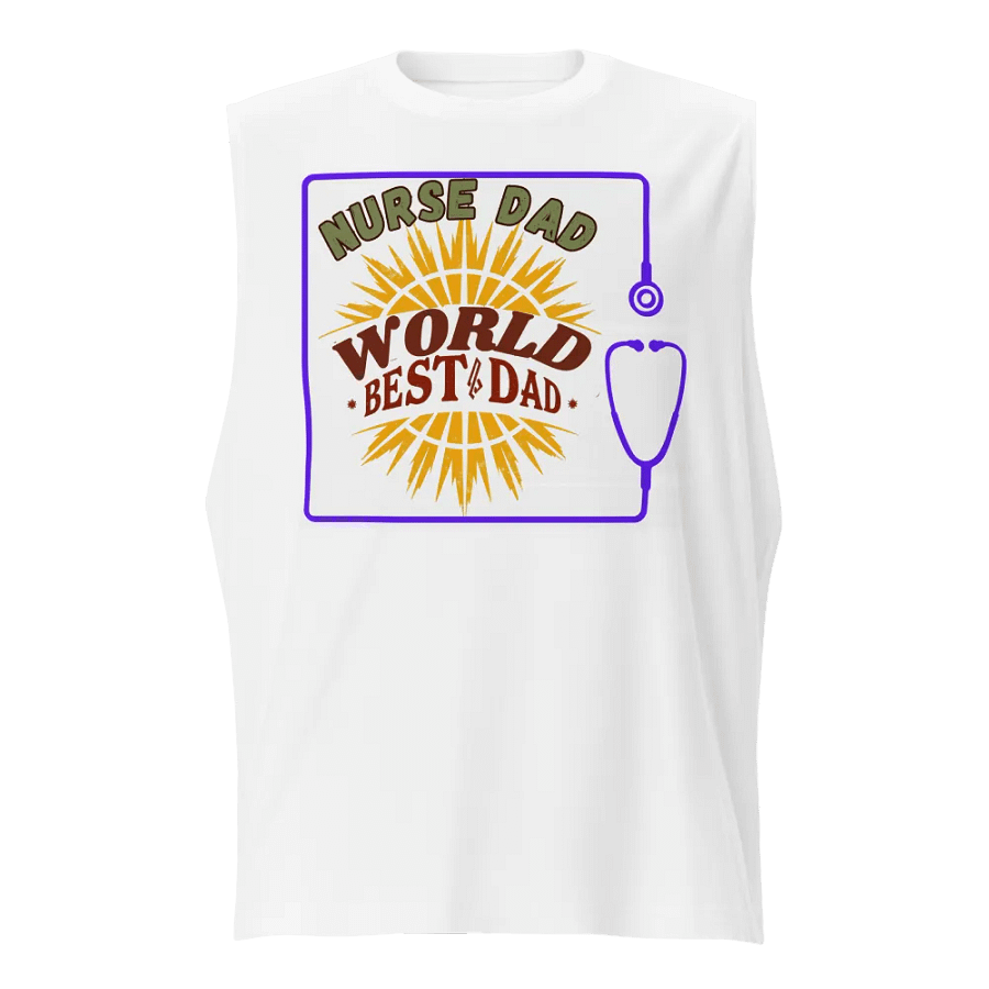 Nurse Dad World's Best Dad Muscle Tank product image (5)