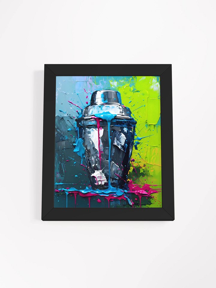 Vibrant Cocktail Shaker Art Print product image (2)