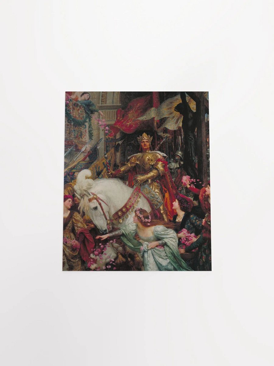 The Two Crowns by Francis Dicksee Print product image (4)