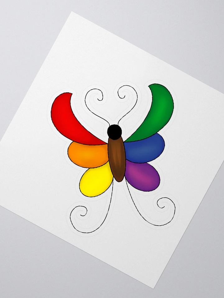 Rainbow Butterfly Sticker product image (6)