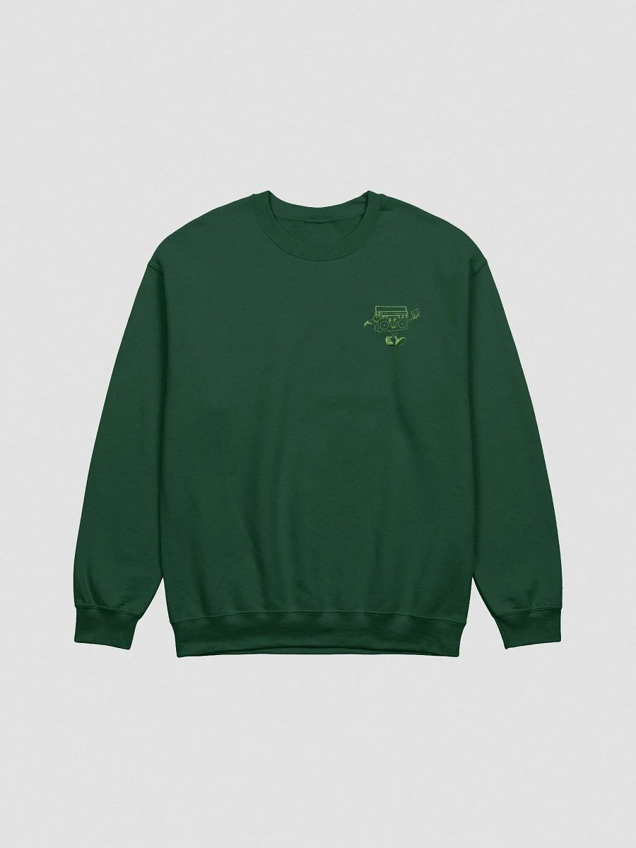 Mixie Embroidered Sweatshirt // Green product image (5)