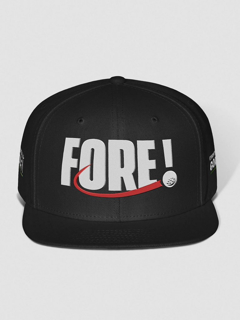Fore! Golf Snapback Cap – The Ultimate Fan Statement