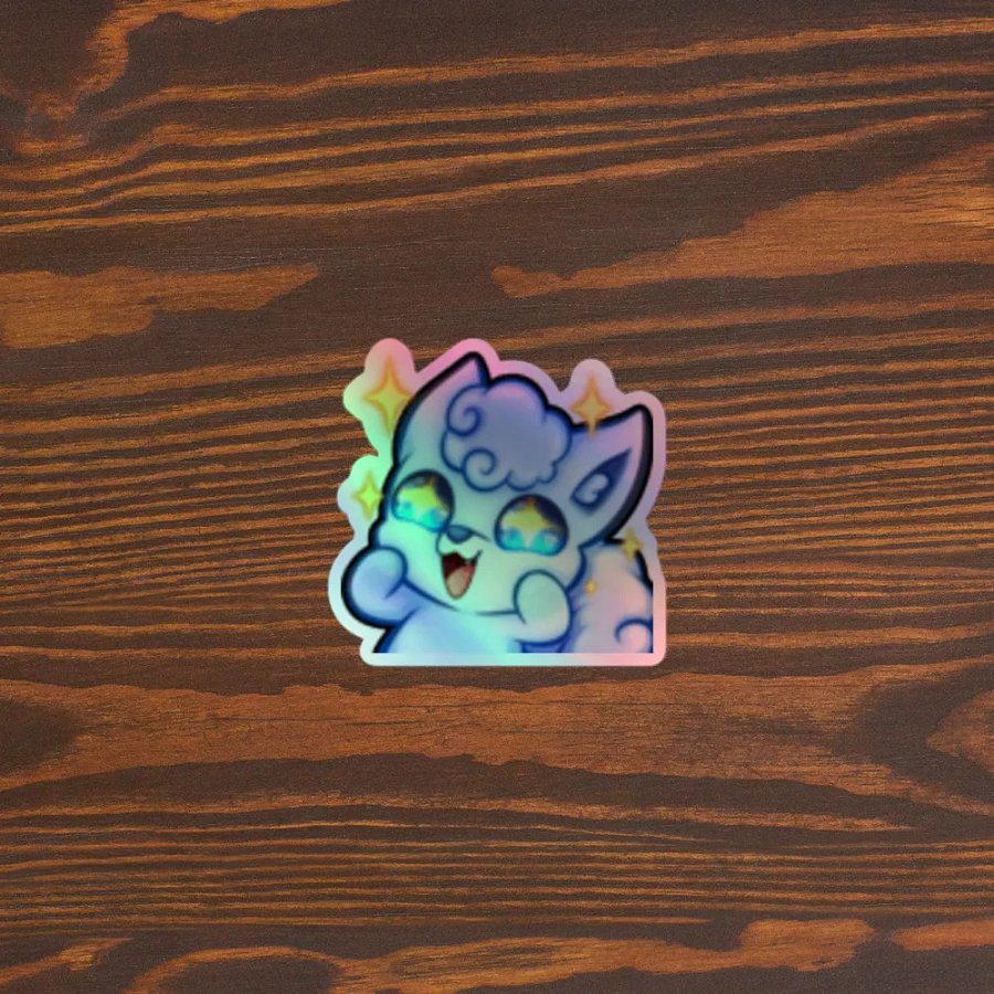 Nerdy's Alolan Ninetails Hype Sticker product image (5)
