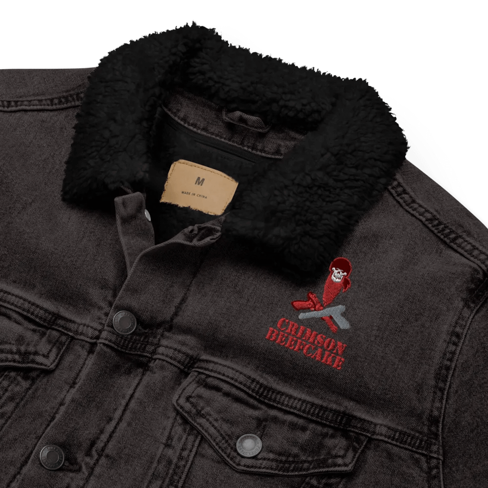 CrimsonBeefJacket (Sherpa Denim) product image (7)