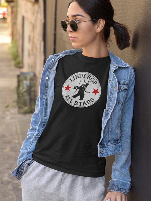 Lindy Hop All Stars Women's Relaxed Fit Tee product image (9)