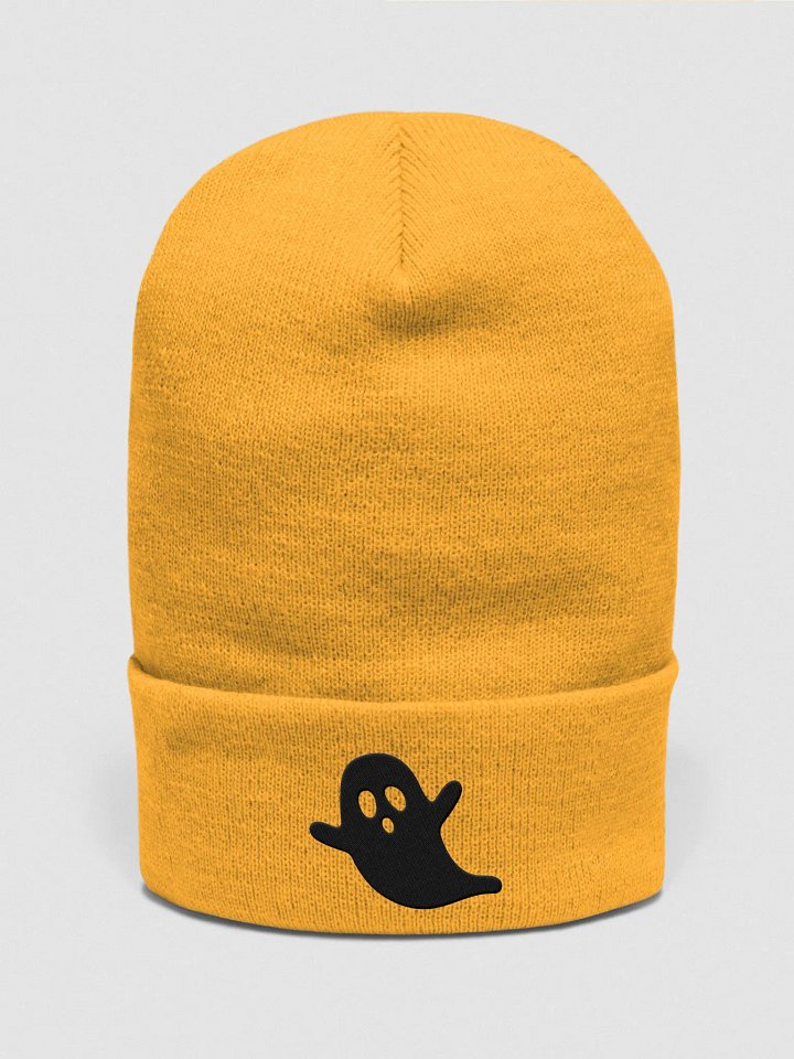 Creepy Skull Outline Cuffed Beanie product image (1)