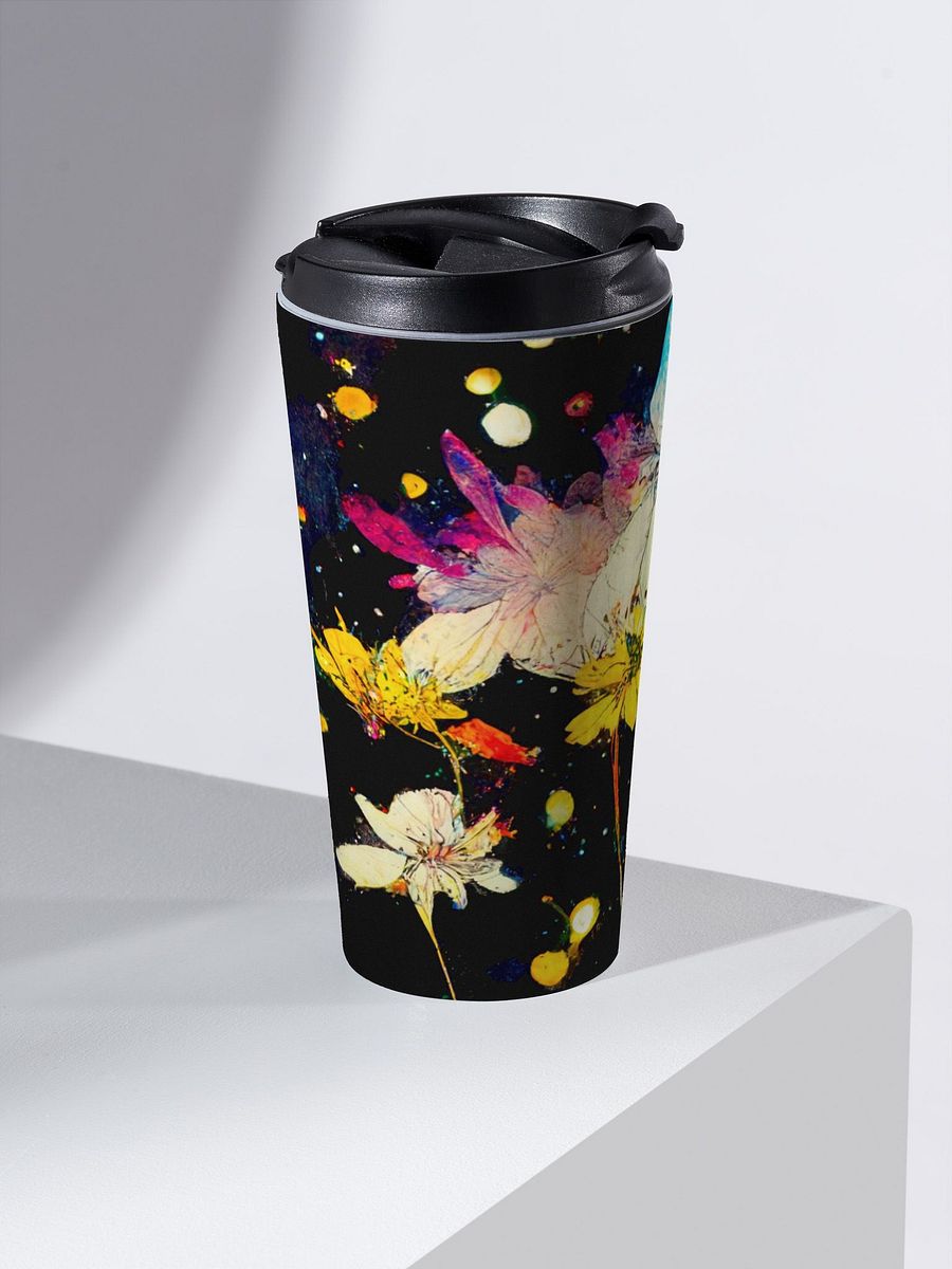 Whimsical Floral Fantasy Stainless Steel Travel Mug product image (2)